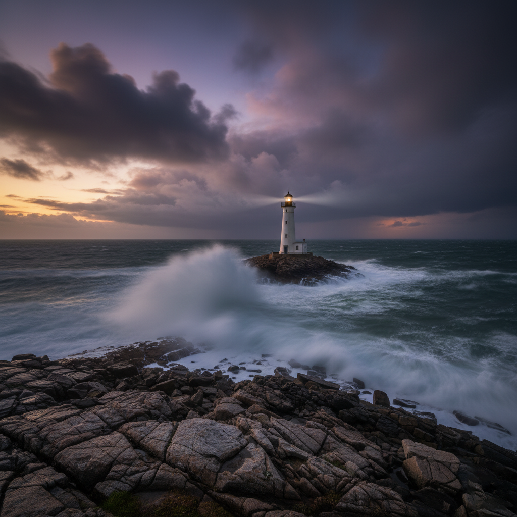Deniz Feneri Manzarası